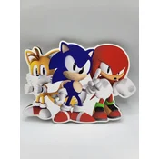 Loranc Magnet za torto - Sonic in prijatelji