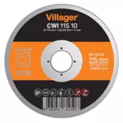Villager rezne ploce za inoks CWI-115-20, 10 komada
