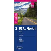 Reise Know-How Landkarte USA 02, Nord / North (1:1.250.000)