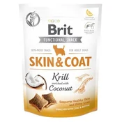 Brit BRIT Funkcionalni prigrizek Skin&Coat Krill za pse - 150g, brez piščanca, brez glutena, za zdravje kože in kožuha