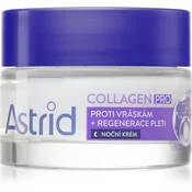 Astrid Nočna krema proti gubam kolagen Pro 50 ml