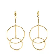 Addicted2 Uhani Iside orecchini con i cerchi placcati oro zlata