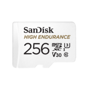 SanDisk miniSDXC kartica 256 GB SanDisk High Endurance Monitoring Class 10, UHS-I, UHS-Class 3, v30 Video Speed Class Uklj. SD-adapter