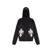 Ed Hardy Jopa na zadrgo črna