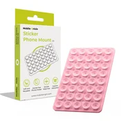 Mobile-origin Sticker Phone Mount O1, pink