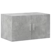 MAISON CHIC Stenska omarica - Zidna omarica betonsko siva 70x42,5x40 cm inženirski les iu1282, (22063220)