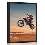 Plakat za motoriste - 60x90 silver