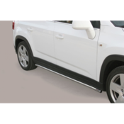 Misutonida bocne stepenice inox srebrne za Chevrolet Orlando s TÜV certifikatom