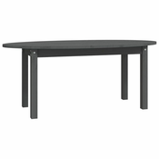 Stolic za kavu sivi 110 x 55 x 45 cm od masivne borovine