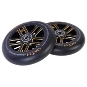 Kolesa za skuter Oath Binary 110 mm, 2 kosa | Črno-oranžna