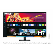 Monitor SAMSUNG LS43BM700UPXEN 43/VA/3840x2160/60Hz/4ms GtG/HDMIx2,USB/VESA/smart/zvucnici/crna