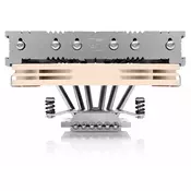 Noctua NH-L12SX77 Hladilni sistem za računalnik Procesor Grelnik/radiator 12 cm Bež, Nikelj 1 kos(-i)