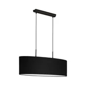 Eglo 33356 - Lestenec na kablu AMANI 2xE27/60W/230V črn