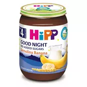 Hipp kašica za l. noc banana, griz i kakao 190g