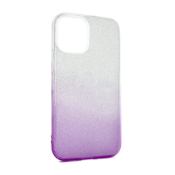 Ovitek bleščice Double Crystal Dust za Apple iPhone 12 Mini, Fashion case, vijolična