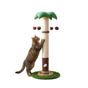 SpringCat Grebalica za macke Tropski raj, Zelena
