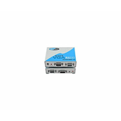 Gefen VGARS232-141 VGA Video & RS232 Serial Extender, Sender With Receiver - Transfers Signals Over Network Cables