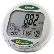Extech Merilnik kakovosti zraka s shranjevalnikom podatkov Extech CO210, prikaz CO2, temperature