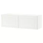 BESTA Spojene police i vrata, bela/Smeviken bela, 120x42x38 cm