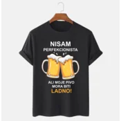 MAFIMI Majica Nisam Perfekcionista, Crna