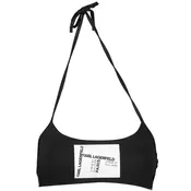Karl Lagerfeld Ženski gornji deo kupaceg KL20WTP23_E3CD9A6_NEROBLACK, Crni