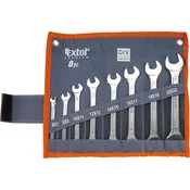 Set kombiniranih ključeva, CrV, u platnenom držaču; 8 dijelova, 6-22 mm (31480)