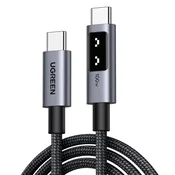 Northix UGREEN Uno USB C na USB C hitri polnilni kabel 100W PD 3 m