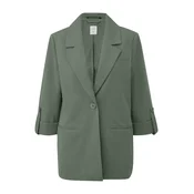 QS Blazer temno zelena