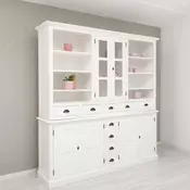 Casa Padrino Country Style Dining Room Cabinet White 210 x H. 220 cm - Dining Room Furniture