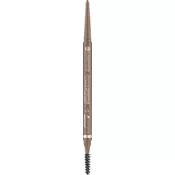 essence Micro Precise vodoodporen svinčnik za obrvi s krtačko odtenek 02 Taupe 0.05 g