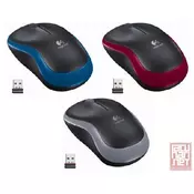 Logitech M185, Wireless Mouse, micro USB receiver, grey