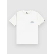 Quiksilver Evo Border Lines Kids T-Shirt snow white