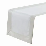 Srebrni prt 50x100 s sijočo srebrno obrobo