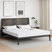 vidaXL Vzmetnice Bela 180 x 200 cm 100% poliestrska žakardna tkanina