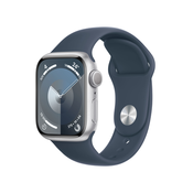 Apple Watch Series 9 41 mm Digitalno 352 x 430 pikseli Ekran osjetljiv na dodir Srebro Wi-Fi GPS