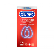 Kondomi Durex Thin Feel Extra Lubricant, 10 kom