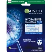 GARNIER Nocna maska za lice u maramici Moisture Bomb