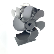 Generic Ventilator za peč s 6 lopaticami, toplotna energija, gorilnik na polena, ventilator za zgorevanje na vrhu ognja, varstvo okolja, (21125989)