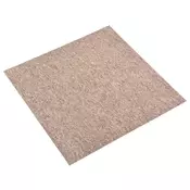 Tepih 20 pcs Bež 50 x 50 cm 100% Polipropilen