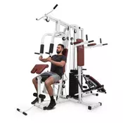 Klarfit Ultimate Gym 9000, 7 stanica, do 150 kg, QR celik, bijela
