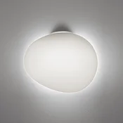 Foscarini Gregg grande semi 2 stenska svetilka, bela - Dnevna soba/jedilnica - Dizajn - bela satenirana, bela - Steklo