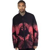 Pánska srajca KILLSTAR x ALCHEMY - Mórrígan Moon - Black/Red - KSRA013377