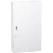 Schneider Electric PrismaSeT XS PSXS-4-18-NT-B ohišje, nadometno, bela vrata, 4 vrste, 18 modulov na vrsto, IP40, IK09