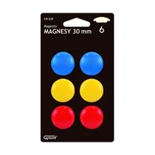 Magnet za ploču GRAND 30 mm, 6 komada u raznim bojama 130-1550