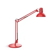 Namizna svetilka MAULstudy, rdeča, jeklo, višina 49 cm - Študija/pisarna - Kovina