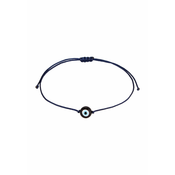 KUZZOI Zapestnica Evil Eye nebeško modra/črna/bela