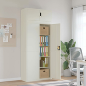 Ormaric za spise bijeli 90 x 40 x 220 cm celicni
