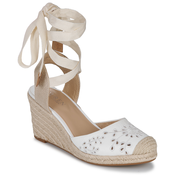 Lauren Ralph Lauren Sandale i polusandale PAISLEE EYLT-ESPADRILLES-WEDGE Bijela