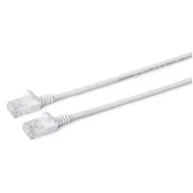 MicroConnect U/UTP CAT6A tanek 2M bel, V-UTP6A02W-SLIM