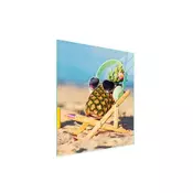 shumee STEKLENA DESKA ZA REZANJE 45x52 ANANAS